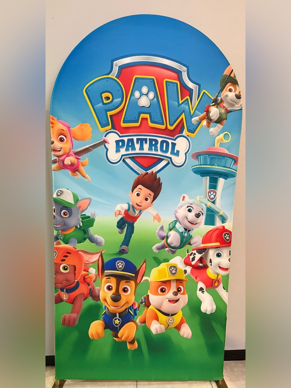 PAW Patrol Birthday Arch Backdrop Cover